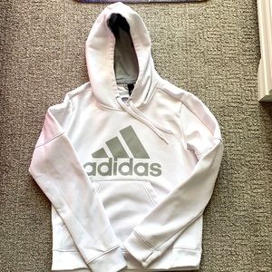 Adidas white hoodie